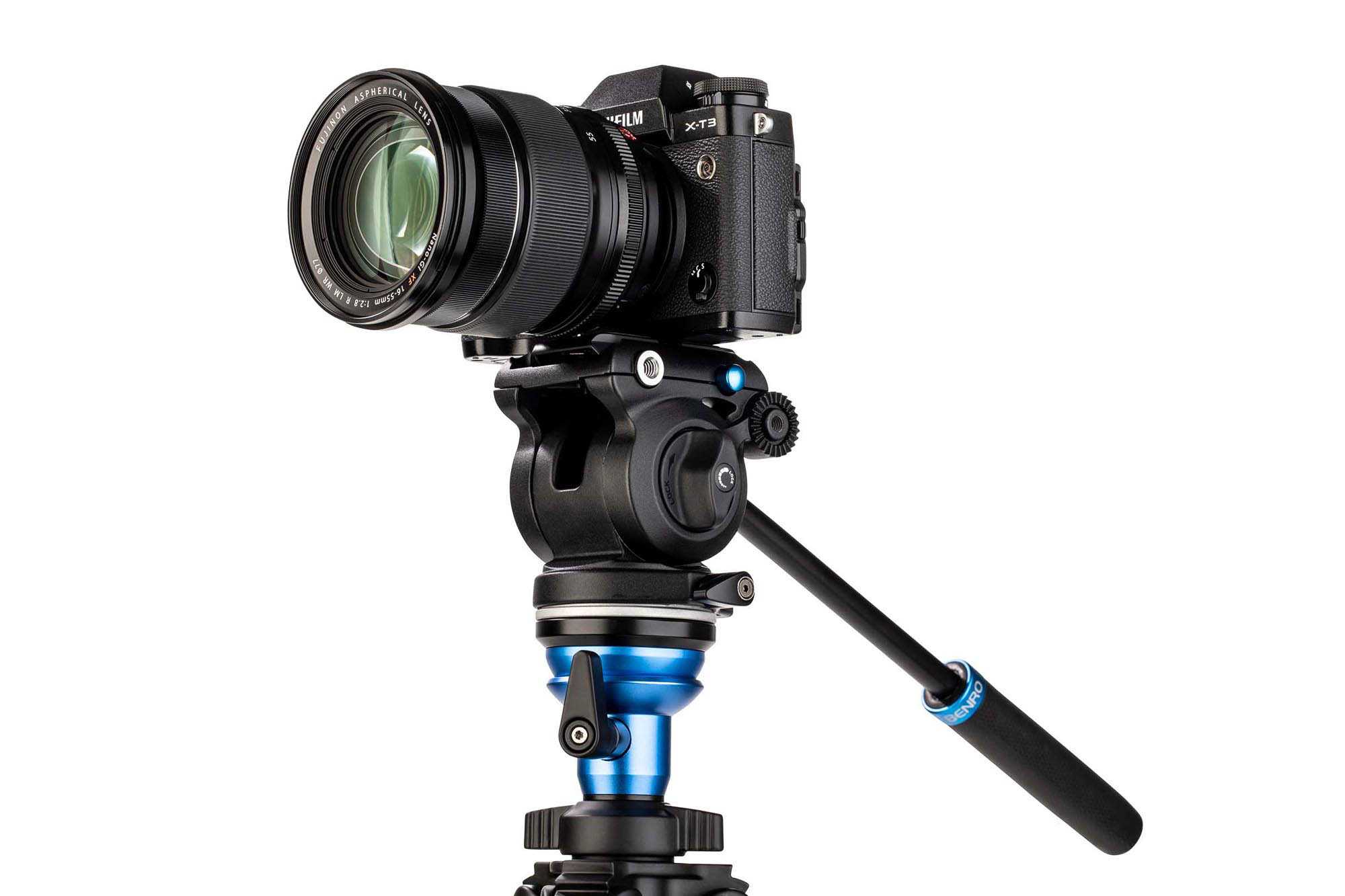 Videostatief single tube met videokop S2PRO - Afbeelding 8