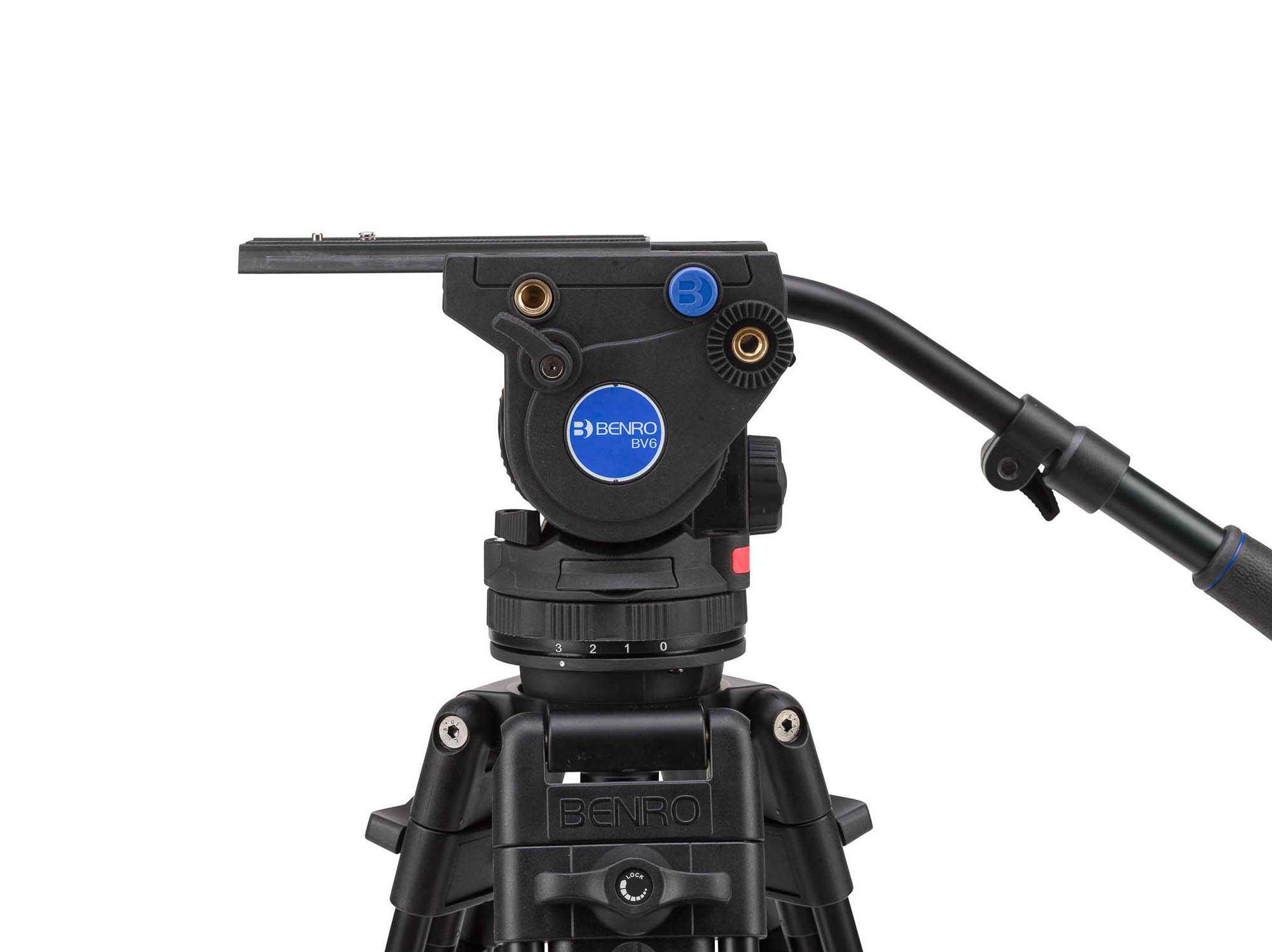 Videostatief dual tube met videokop BV6 - Professional - Afbeelding 9