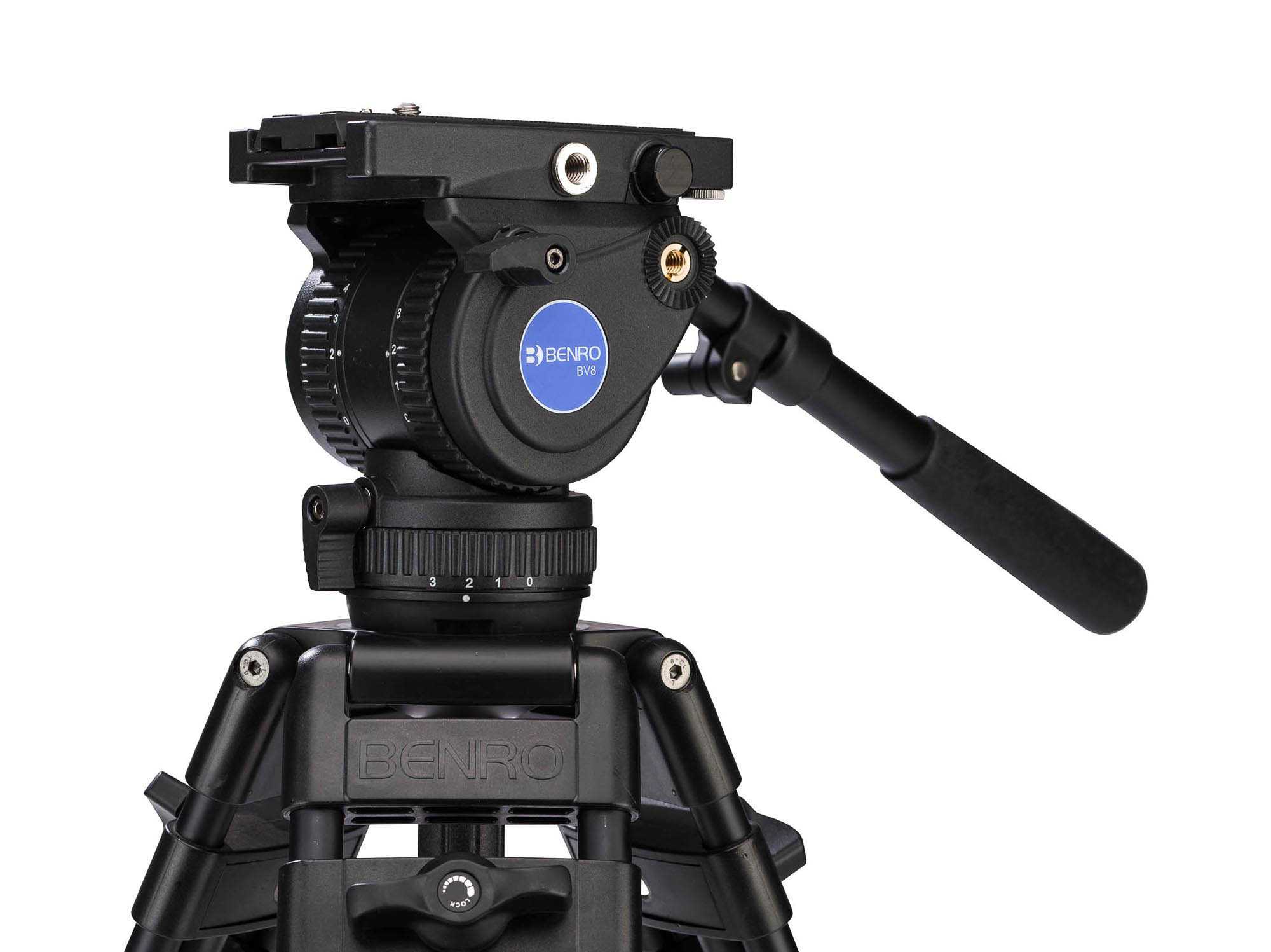 Videostatief dual tube met videokop BV8 - Professional - Afbeelding 5