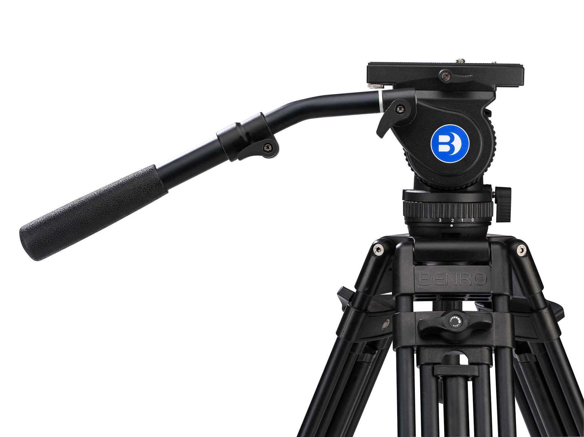 Videostatief dual tube met videokop BV8 - Professional - Afbeelding 6