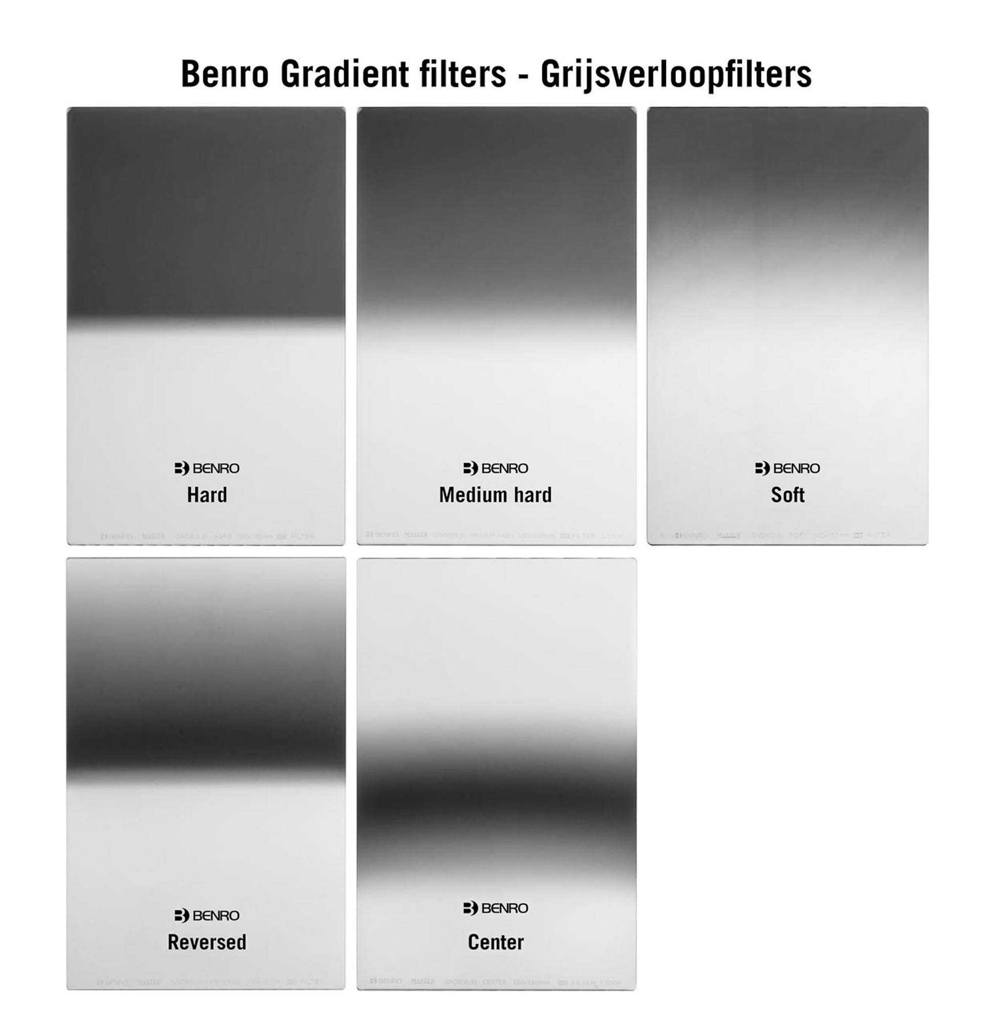 Grijsverloopfilter Soft 4 stops 150mm - professional GND16 (1.2) - Afbeelding 4