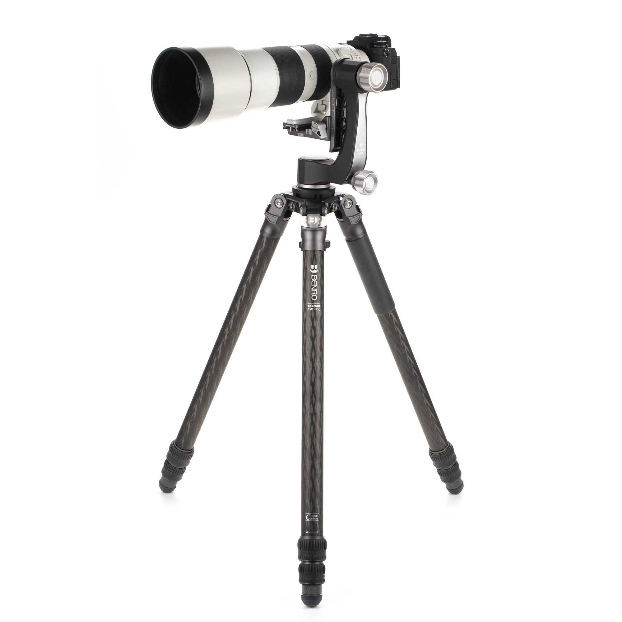 Statief zonder middenkolom - Carbon 4-serie 3 secties - Mammoth - Afbeelding 17